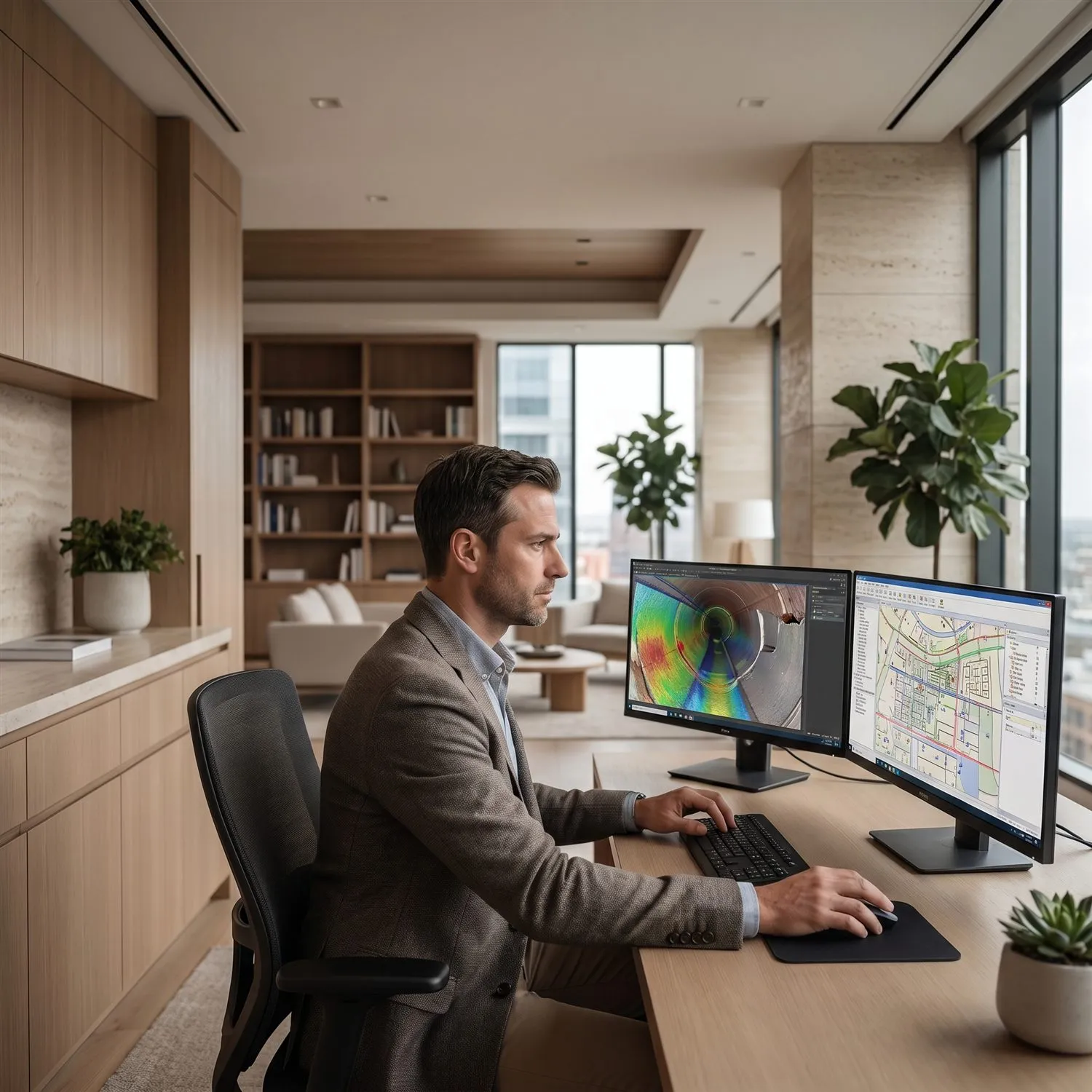 Reviewing a homebuyer report to understand where drainage inspection does and does not sit.